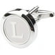 Dannyshi Mens Classic Stainless Steel Initial Cufflinks 26 Alphabet ...