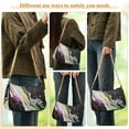 thumbnail image 4 of FORMRS Womens Shoulder Bag with Chain Strap Clutch Purse Cute Tote Handbag, Colorful White, 4 of 7