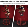 thumbnail image 2 of Kojooin Heavy-Duty Plyometric Jumping Boxes - Anti-Slip Steel Platforms for All Levels, 2 of 6