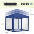 thumbnail image 4 of ChaoLink 10x10 Instant Pop-Up Canopy Tent, Mosquito Netting & Zipper Doors, Portable Outdoor Camping Shelter, 4 of 8