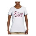 thumbnail image 2 of Wild Bobby Jesus Vibes Inspirational/Christian Women Graphic Tee, White, X-Large, 2 of 6
