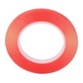 thumbnail image 4 of Cinta adhesiva de doble cara PET con forma de anillo, impermeable, para fijar objetos del hogar, color rojo, 15 mm/0,59 pulgadas, 4 of 14