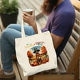 thumbnail image 4 of Thanksgiving Doberman Pinscher Pilgrim Grateful, Thankful, Blessed Fall Welcome Canvas Tote Bag Doberman Dog Lover Gifts Reusable Shopping Grocery Bag - 00021, 4 of 5