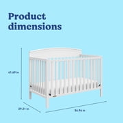 Graco Benton 5-in-1 Convertible Baby Crib, White