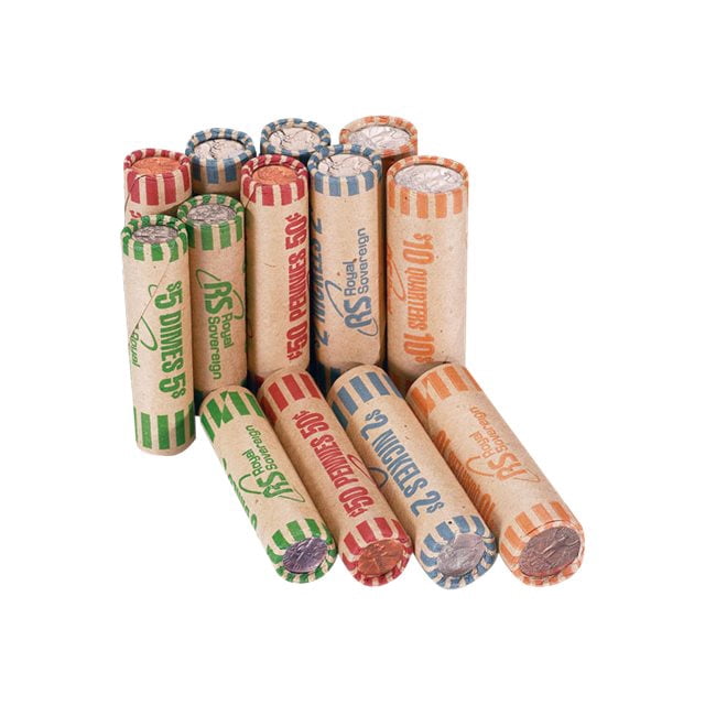 Royal Sovereign FSW-1008A - Coin wrapper - kraft paper (pack of 1008)
