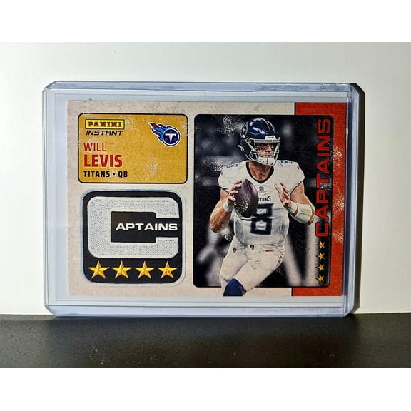 Will Levis 2024 Panini Captains NFL #29 Card Tennessee Titans 1/351