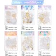 thumbnail image 6 of 360PCS Holographic Glitter Butterfly Sticker Set Waterproof Plant Decorative Flower Whale Decals Glitter Adhesive Sticker for Scrapbooking Planner Water Bottles Laptops DIY Craft, 6 of 9