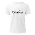 thumbnail image 2 of GBSYEWXS Tops For Men Letter Print Beer Festival Soft Tee Fashion Crew Neck White T-Shirts, 2 of 4