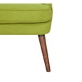 thumbnail image 3 of A&D Home Dana Linen Fabric Accent Chair, Green, 3 of 5