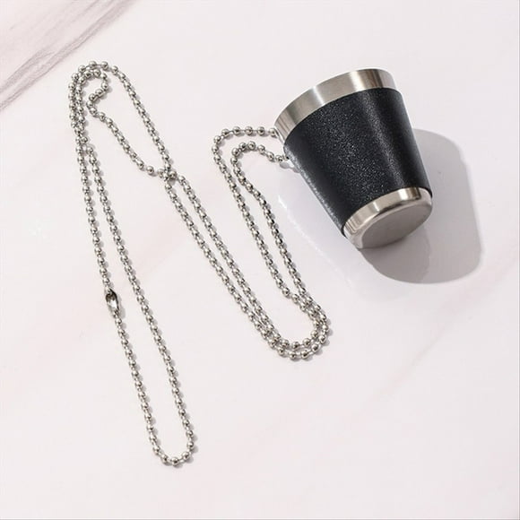 Paquete de 6 Vasos Chupito Metal para Colgar Acero Inoxidable con Cadena Vaso 30 Ml Fiestas,B