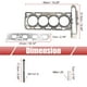 thumbnail image 4 of 1 Juego Cilindro Culata Junta con Pernos para Chevy Equinox 2010-2017, 4 of 7