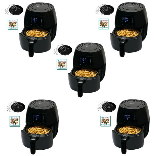Avalon Bay  Air  Fryer Digital  Display Stainless Steel 