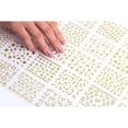 thumbnail image 2 of Nail art pegatinas de letras bronceadoras 3D (juego de 30) Ormromra HMHZ131-1, 2 of 6