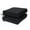 Black, variant on Island Retreat All-Weather Outdoor Solid Color Seat Cushion - Black - Set of 2
