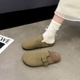 thumbnail image 1 of Sabots en Liège pour Femmes d'Automne, Nouvelles Chaussures d'Extérieur à Bout Fermé, Pantoufles Plates pour Femmes, Chaussures Plates, Mules, Sandales à Plateforme pour Femmes tzw, 1 of 7