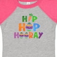thumbnail image 4 of Inktastic Easter Hip Hop Hooray with Eggs and Carrot Boys or Girls Baby Bodysuit, 4 of 5