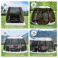 thumbnail image 3 of Carpa de Malla Alvantor Pop Up 1,8x1,8 m Resistente a UV Gris, 3 of 8