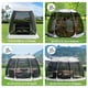 thumbnail image 3 of Carpa de Malla Alvantor Pop Up 1,8x1,8 m Resistente a UV Gris, 3 of 8