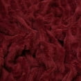 thumbnail image 6 of Ntbay Flannel Fuzzy Soft Warm Cozy Toddler Blanket, Fluffy Warm and Lightweight Reversible Stripes Design Toddler Plush Blanket for Stroller, Crib, Travel, 30" x 40", Wine Red, 6 of 6