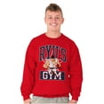 thumbnail image 4 of Street Fighter Ryu's Gym Workout Men's Crewneck Sweatshirt Brisco Brands M, 4 of 6