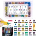thumbnail image 3 of BrowQuartz 300 Pieces/Kit Aluminium Car Fuse Detachable Short-circuit Protection Plastic Housing Vehicle Truck RV Boats Fuses Component, 3 of 6