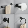 thumbnail image 4 of Juego de accesorios para baño, tira para toallas de baño + aro para toallas + soporte para papel higiénico + gancho para toallas de baño,, 4 of 5