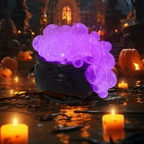 Under $1 PEONAVET Halloween Decorations OutdoorLarge Witches Cauldron with TripodLighted Black Plastic Bowl Witch Decor for Indoor Outdoor Home Room Porch Yard Lawn Party Outside