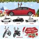 thumbnail image 2 of 3pcs/set Christmas Car Reindeer Antlers And Red Nose Decoration Set, Christmas Car Ornaments, Christmas Party Supplies,car Decor, 2 of 4