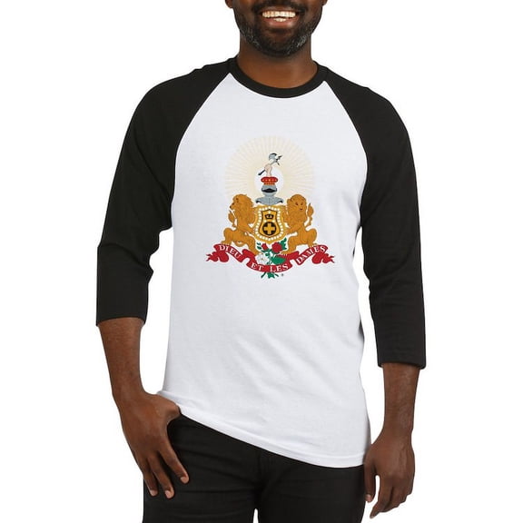 CafePress - Kappa Alpha Order Coat Of Arms Baseball Jersey - Cotton Baseball Jersey, 3/4 Raglan Sleeve Shirt