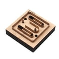 thumbnail image 1 of Plantillas de troquelado de material cuero para manualidades, plantilla de hueco, herramienta de perforación de bricolaje, joyería, artesanía en cuero, Sunnimix Troqueles de corte, 1 of 8