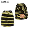 thumbnail image 2 of Pet Stripe Vest Dog Clothes Pet Spring Summer Breathable Clothes Cat Teddy Dog Clothes Pet, 2 of 5