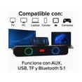 thumbnail image 2 of Barra De Sonido Bloosom  Para Pc Tv Bocinas Inalámbrica Bluetooth Rgb Negro, 2 of 5