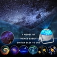 thumbnail image 2 of 7 In 1 Star Planetarium Projector 360 Rotating Led Galaxy Night Lights Lamp For Bedroom Ceiling Room Decor Kids Gifts, 2 of 5