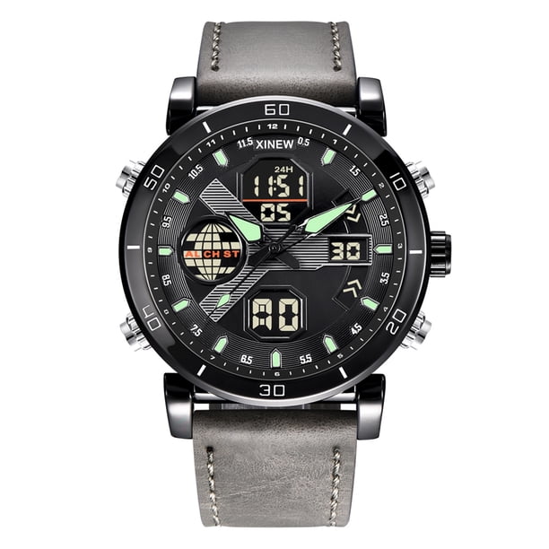 Reloj de cuarzo para hombre, relojes para hombre, reloj deportivo de moda para hombre, reloj de cuarzo digital LED, relojes casuales para hombre