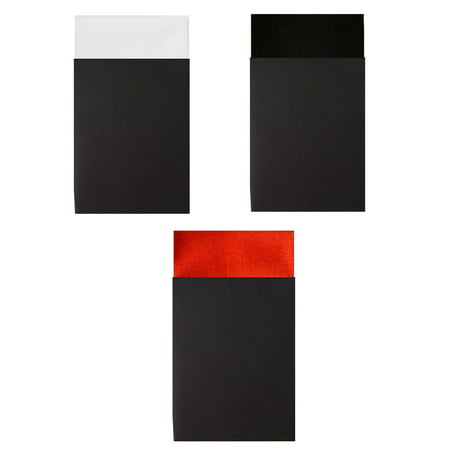 TheDapperTie - Men's White 3 Pcs Pre Folded Pocket square (Best Pocket Square Fold)