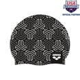 thumbnail image 2 of Gorro de natación Arena Print 2 de silicona unisex para adultos, 2 of 7