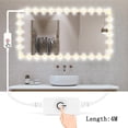 thumbnail image 1 of Bande Lumineuse LED USB 5V pour Miroir de Maquillage et Coiffeuse, Gradation Inductive, Miroirs de Maquillage Éclairés Réglables, Lumières de table pour Coiffeuse Cosmétique, Utilisation Grand, 1 of 7