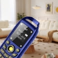 thumbnail image 5 of Double SIM Mini Keypad Bluetooth Phone with Detachable Ear Hook Headset, Ultra-Portable Flip Cell Phone for Travel, Dual SIM Support, Long Battery Life, Compact Design, Multi-Language, 5 of 8