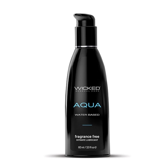 Wicked Sensual Care Aqua Water Based Lubricant - 2 oz Fragrance Free
