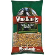 Angle View: 10 LB Woodland Wild Bird Food Economical Blend Featuring Millet Black 2PK
