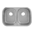thumbnail image 6 of DAX 50/50 Double Bowl Undermount Kitchen Sink - 29" x 18" - 18G - Stainless Steel, 6 of 8