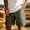 #Army Green, variant on DPTALR Men's Solid Color Casual Sports Shorts with Elastic Waist,Pockets,Army Green,Big Men's,Tall Men's L,Young Men's Short