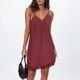 thumbnail image 1 of WILLBEST Vestido De Verano Para Mujer Vestido Midi Sin Tirantes Con Encaje Belleza De Color Sólido Para Mujer, 1 of 3