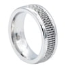 Arista Men's Wedding Band in Solid Stainless Steel