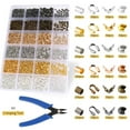 thumbnail image 1 of Alicates de crimpado Macarena Herramientas de fabricación de joyas con caja de almacenamiento, 1 of 8