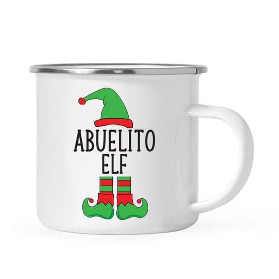 Koyal Wholesale Spanish Family Elf Stainless Steel Campfire Mug, Abuelito