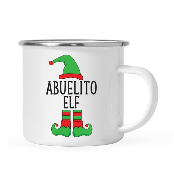 Koyal Wholesale Spanish Family Elf Stainless Steel Campfire Mug, Abuelito