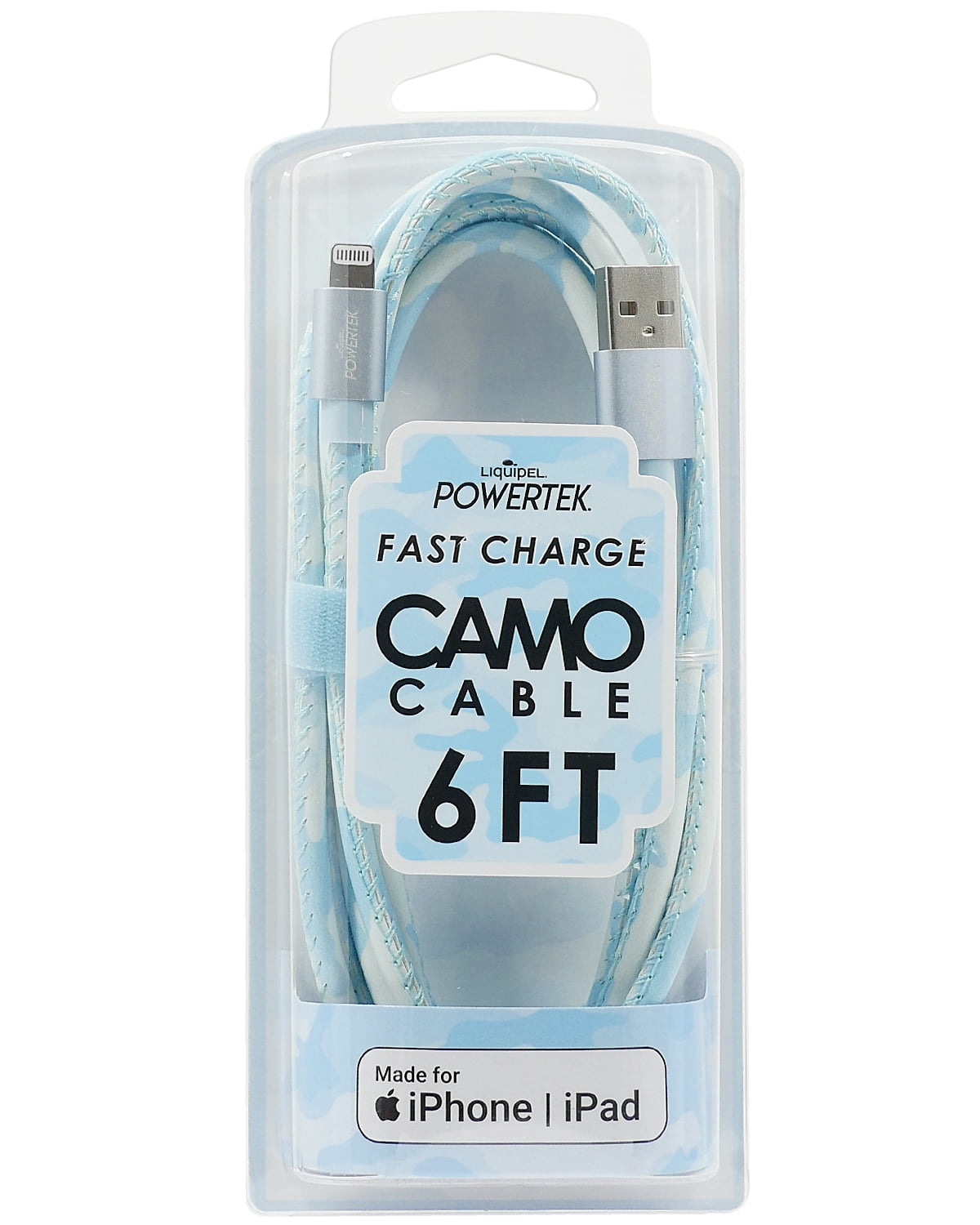 Liquipel Lightning Cable Camo - Blue