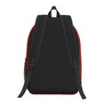 thumbnail image 4 of 17in Backpack With Pocket Adjustable Shoulder Strap Large Capacity Zipper Opening And Closing Double Pull Head Zipper For Work Travel Sports Red Marble_2, 4 of 8