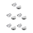 thumbnail image 2 of Bearachild Home Office Glass Clamp Bathroom Shelf Screw Bedroom Living Mounted Tool Door Panel Fixing Bracket Holder Room Type5 NO5, 2 of 6